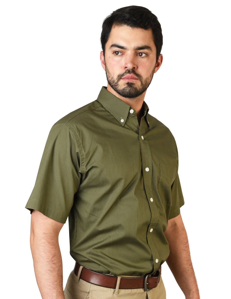 CAMISA MANGA CORTA POPELINA ELITE MILITAR