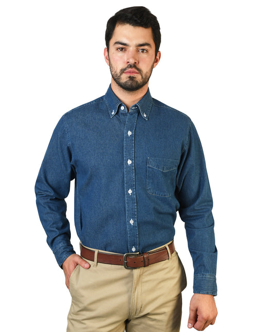 Camisa Mezclilla Doble Stone A0085