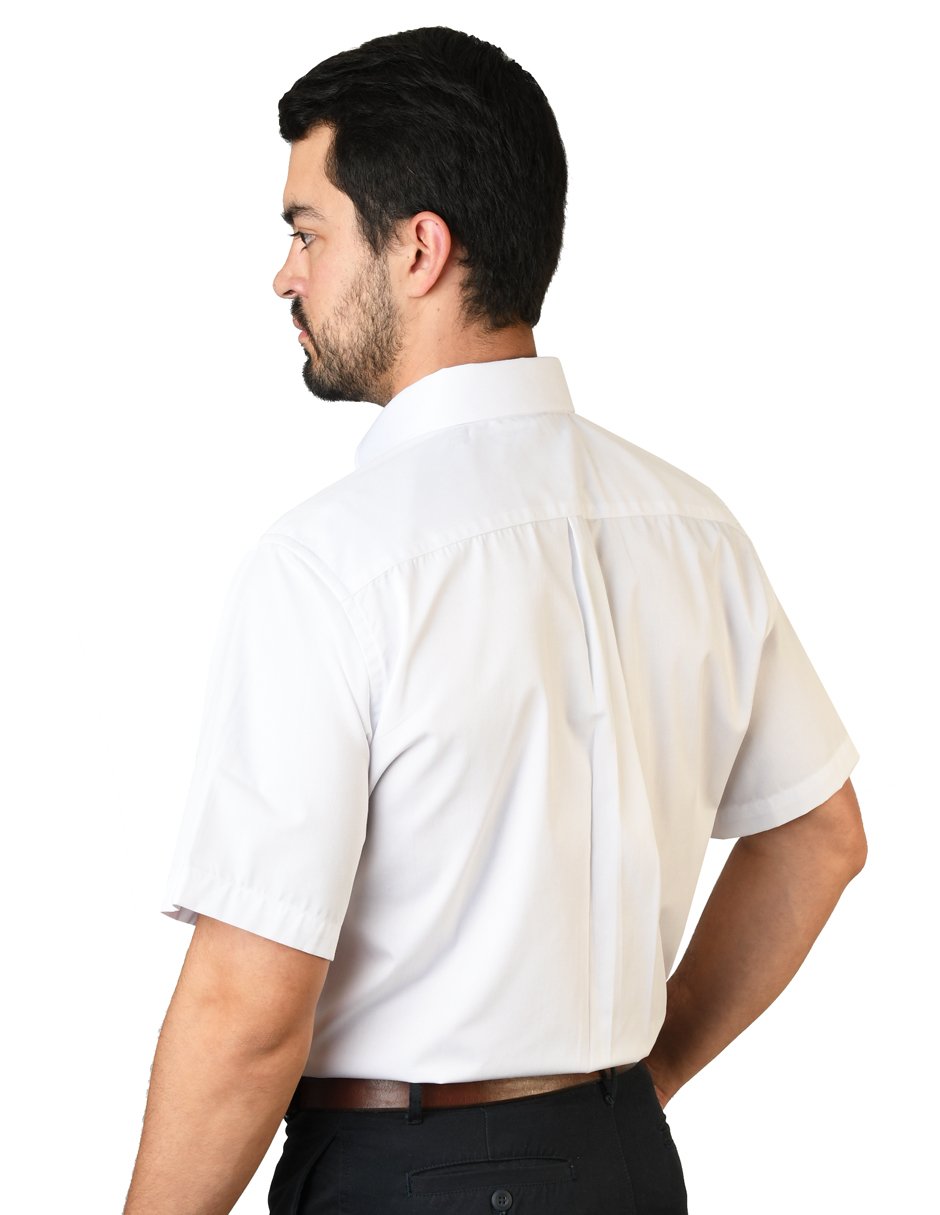 CAMISA FLORENCIA BLANCO MANGA CORTA