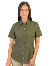 Blusa Venecia Militar Manga Corta