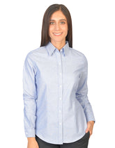 Blusa Oxford Cielo
