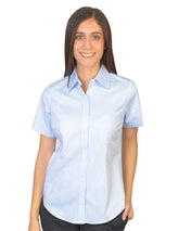 Blusa Oxford Pin Point Cielo