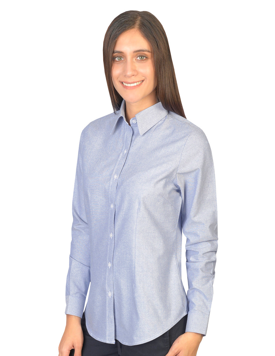 Blusa Oxford Pin Point Francia