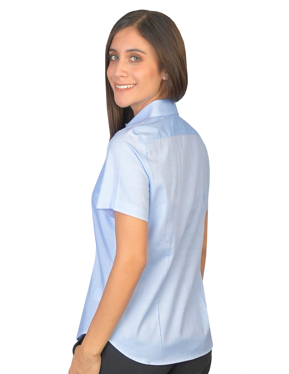 Blusa Oxford Italiano Cielo
