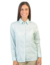 Blusa Lino Cancun Turquesa B0165