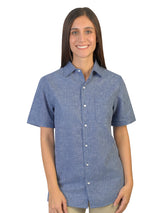 Blusa Lino Uniforme Marino B0170