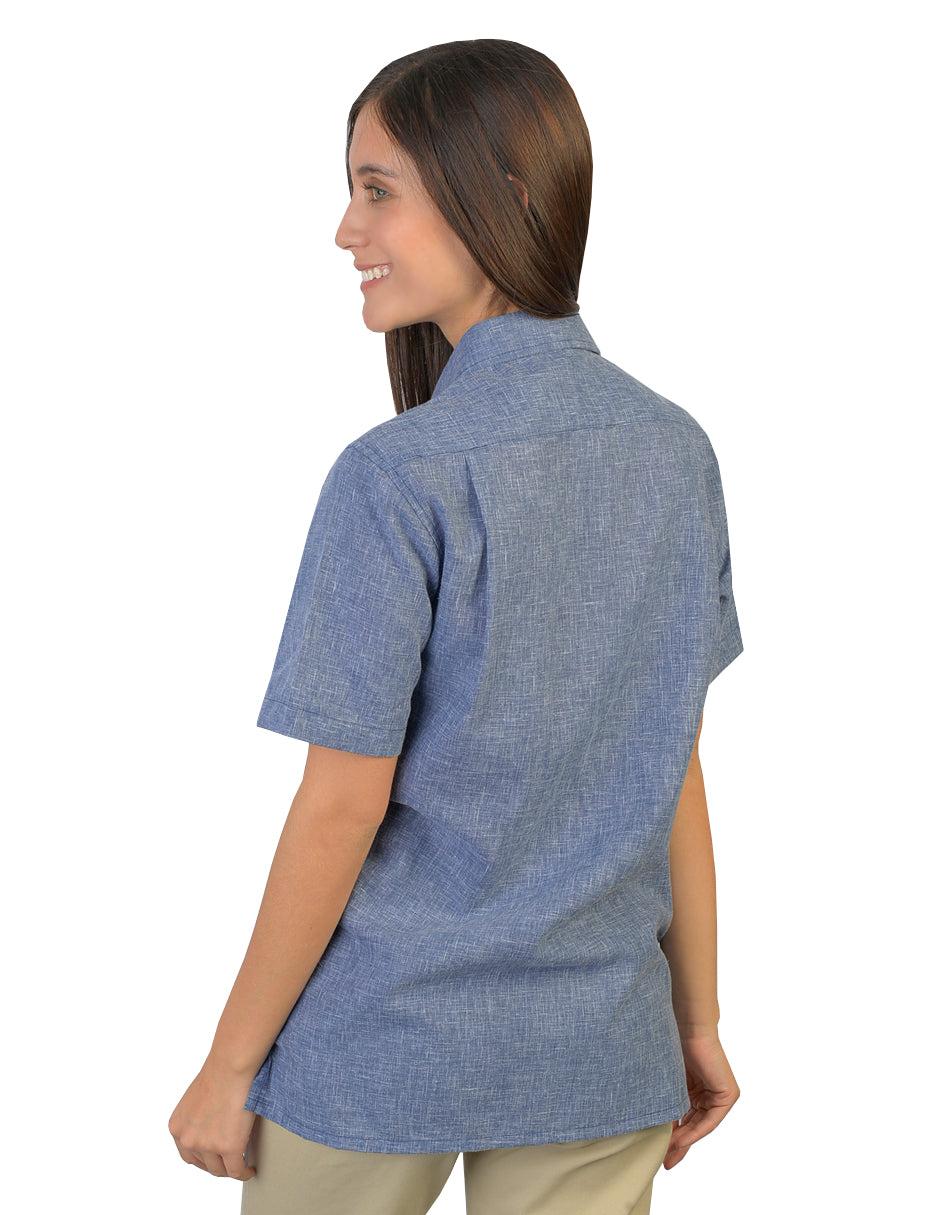 Blusa Lino Uniforme Marino B0170