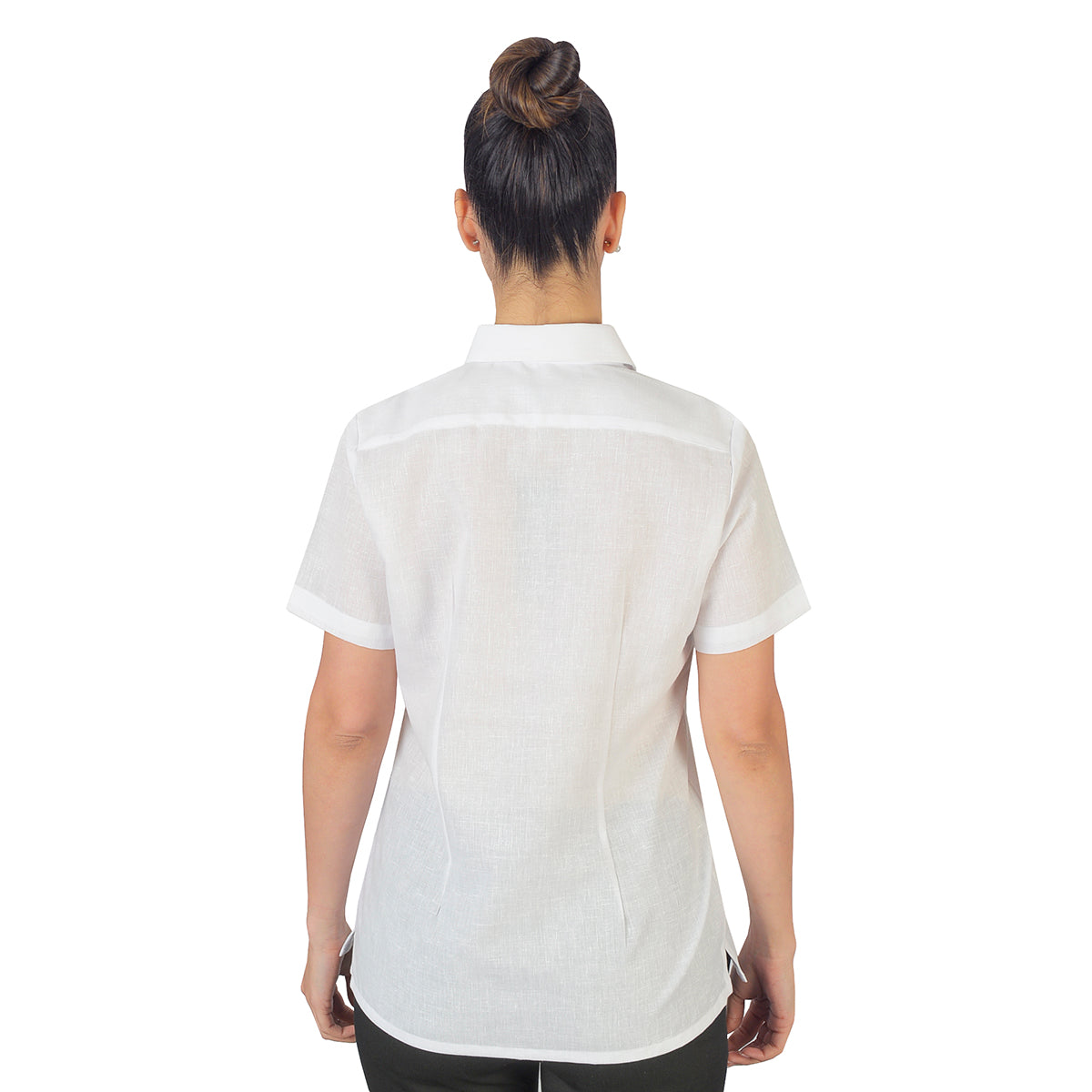 Blusa Lino Uniforme Blanco B0170