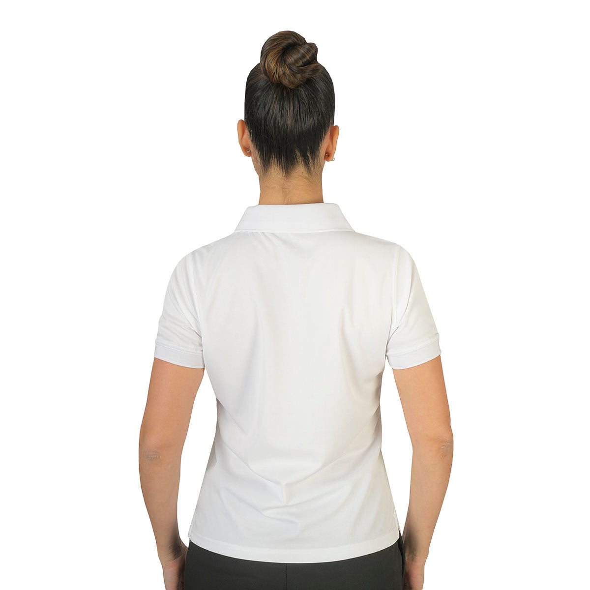 Polo Playera Polo Dry Fit Dama Blanco B1770