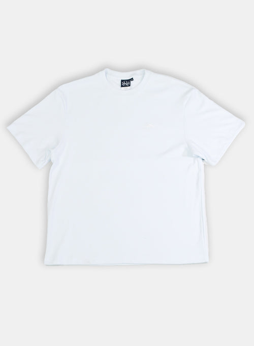 Playera Oversize Bordada Marfil E0105