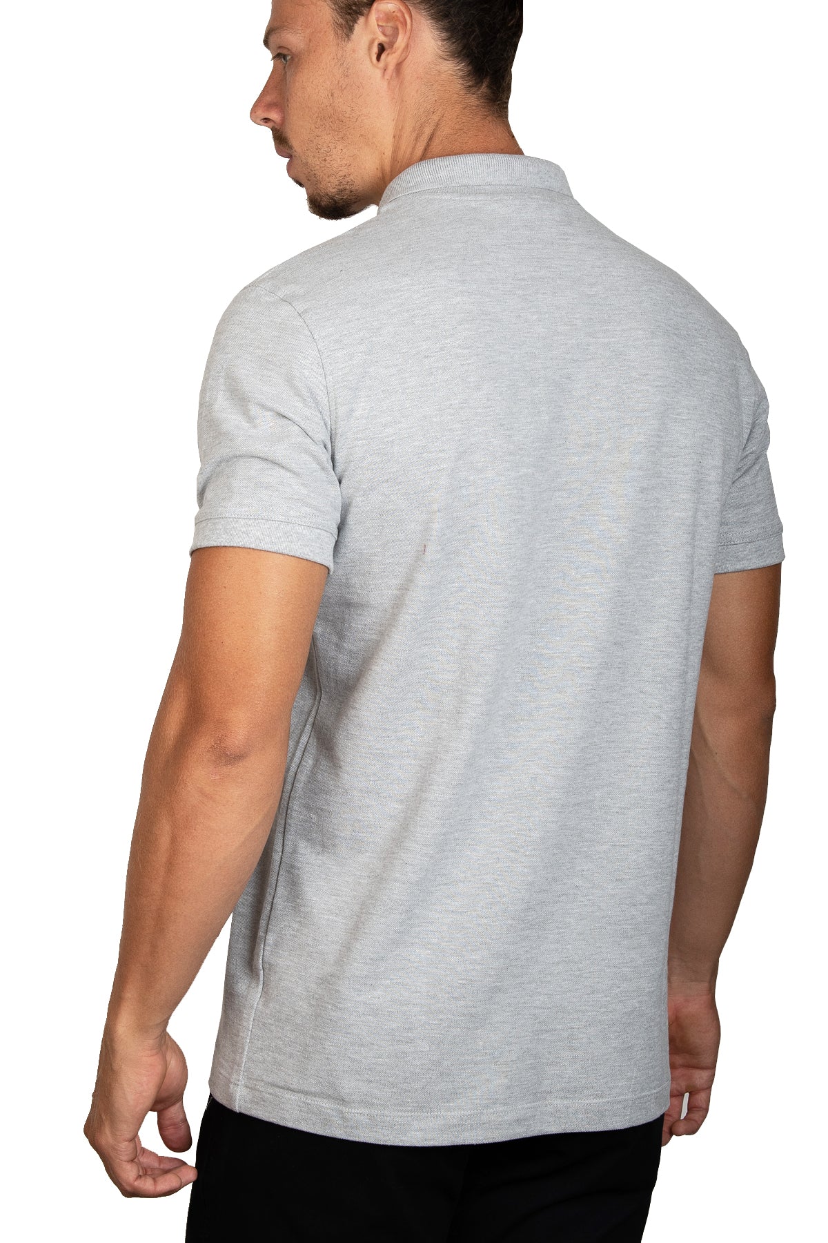 Playera Polo Jaspe Obscuro A0400