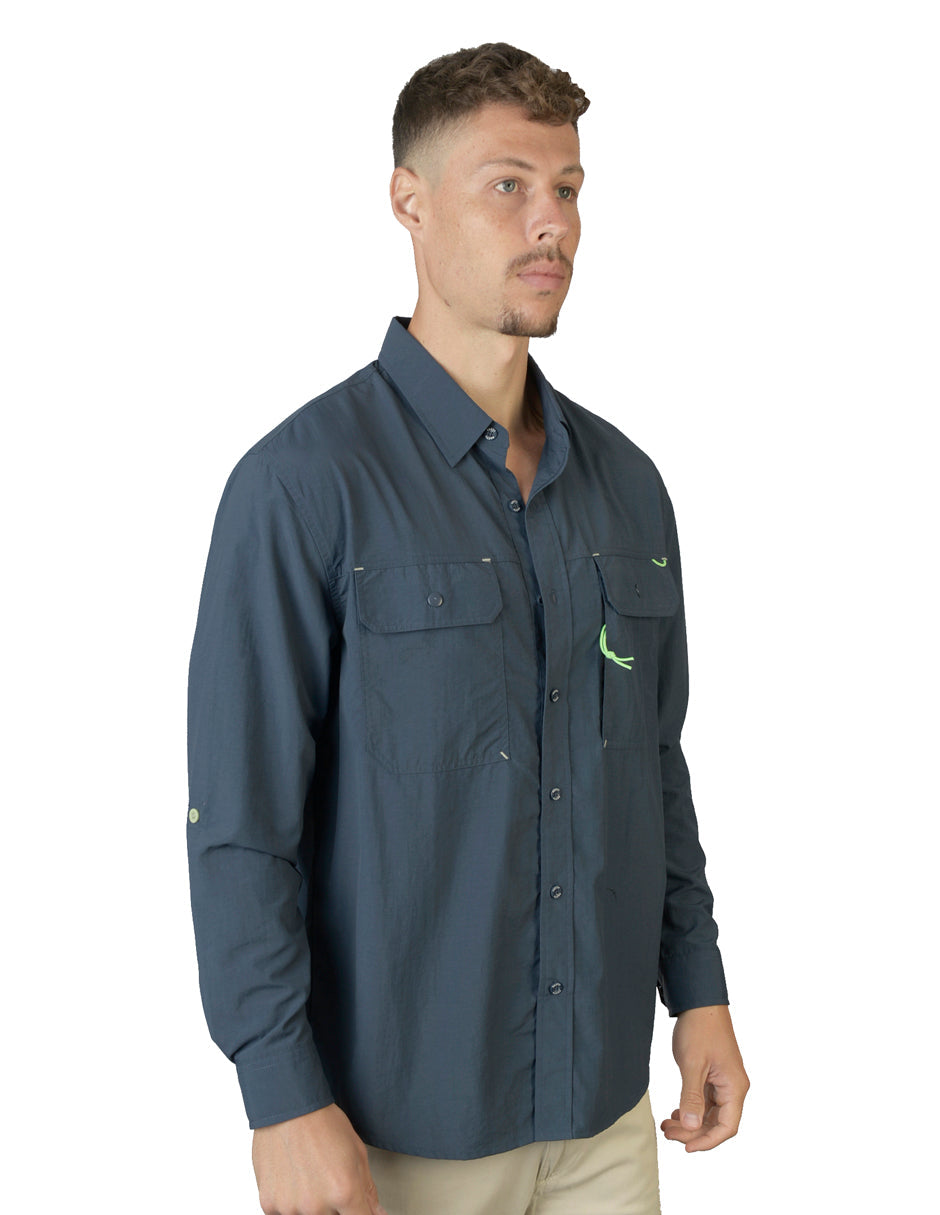 Camisa Ml Adventure Marino ZA027