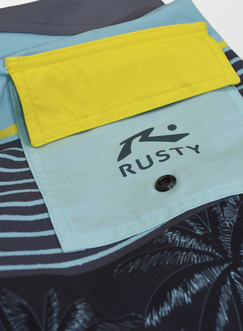 Boardshort Rusty 9 Pulgadas Gris ZP033