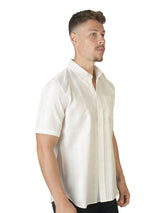 Camisa Cuadros Blanca C1712