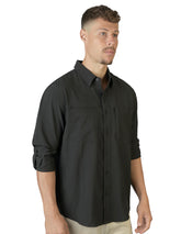 Camisa Lisa Negro C1765
