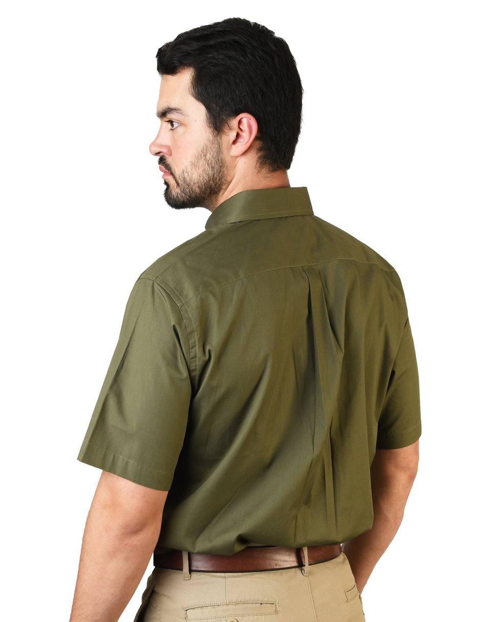 CAMISA MANGA CORTA POPELINA ELITE MILITAR