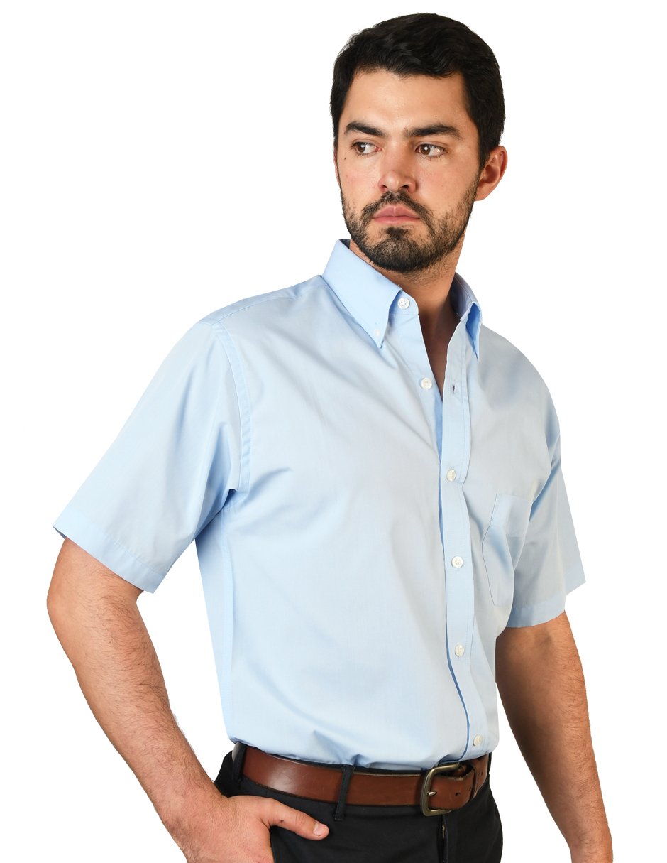 CAMISA SORRENTO CIELO MANGA CORTA
