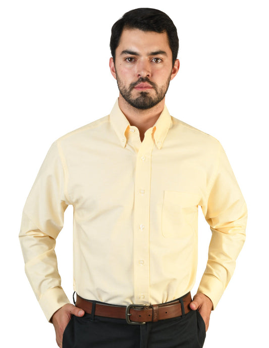 Camisa Oxford Amarillo