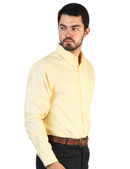 Camisa Oxford Amarillo