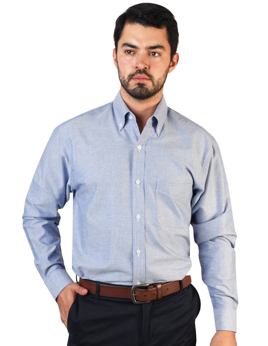 Camisa Oxford Cielo