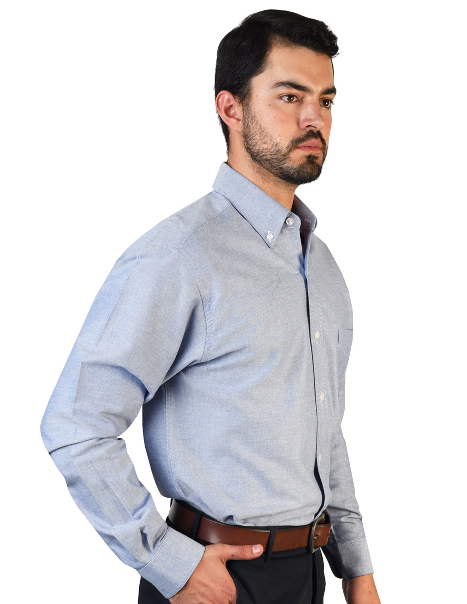 Camisa Oxford Cielo