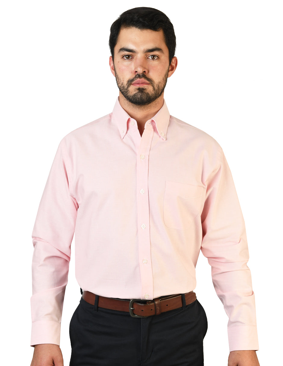 Camisa Oxford Rosa