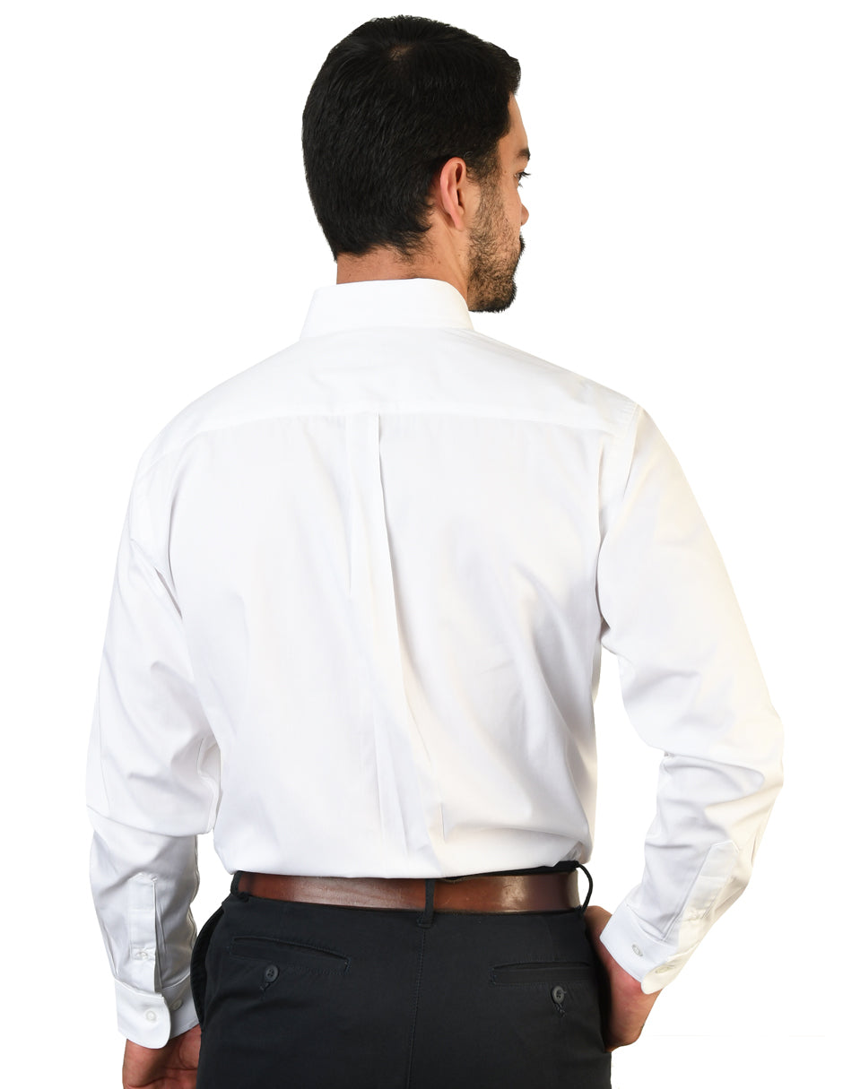 Camisa Oxford Pin Point Blanco