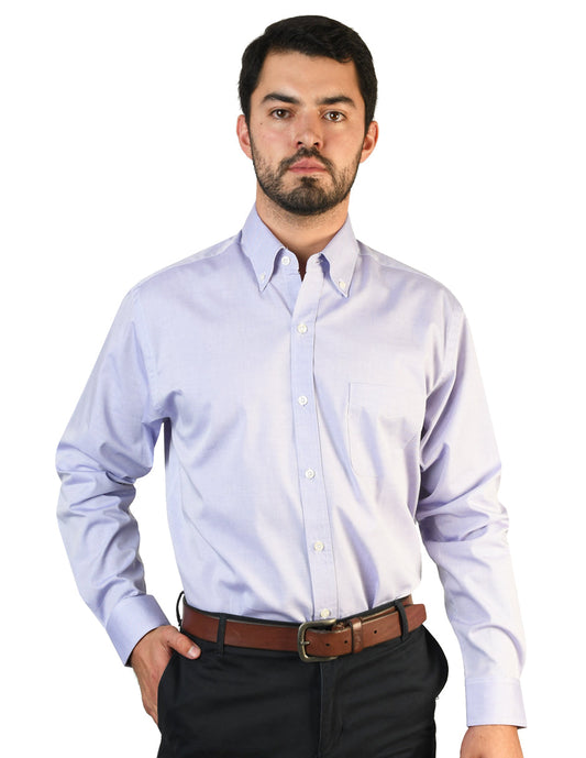Camisa Oxford Pin Point Lila