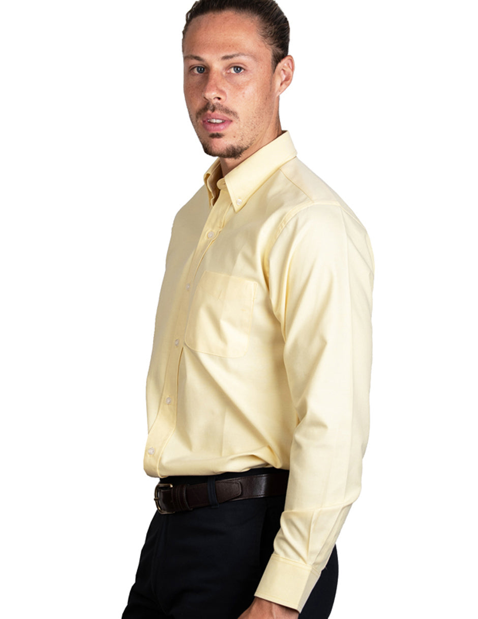 Camisa Oxford Italiano Amarillo