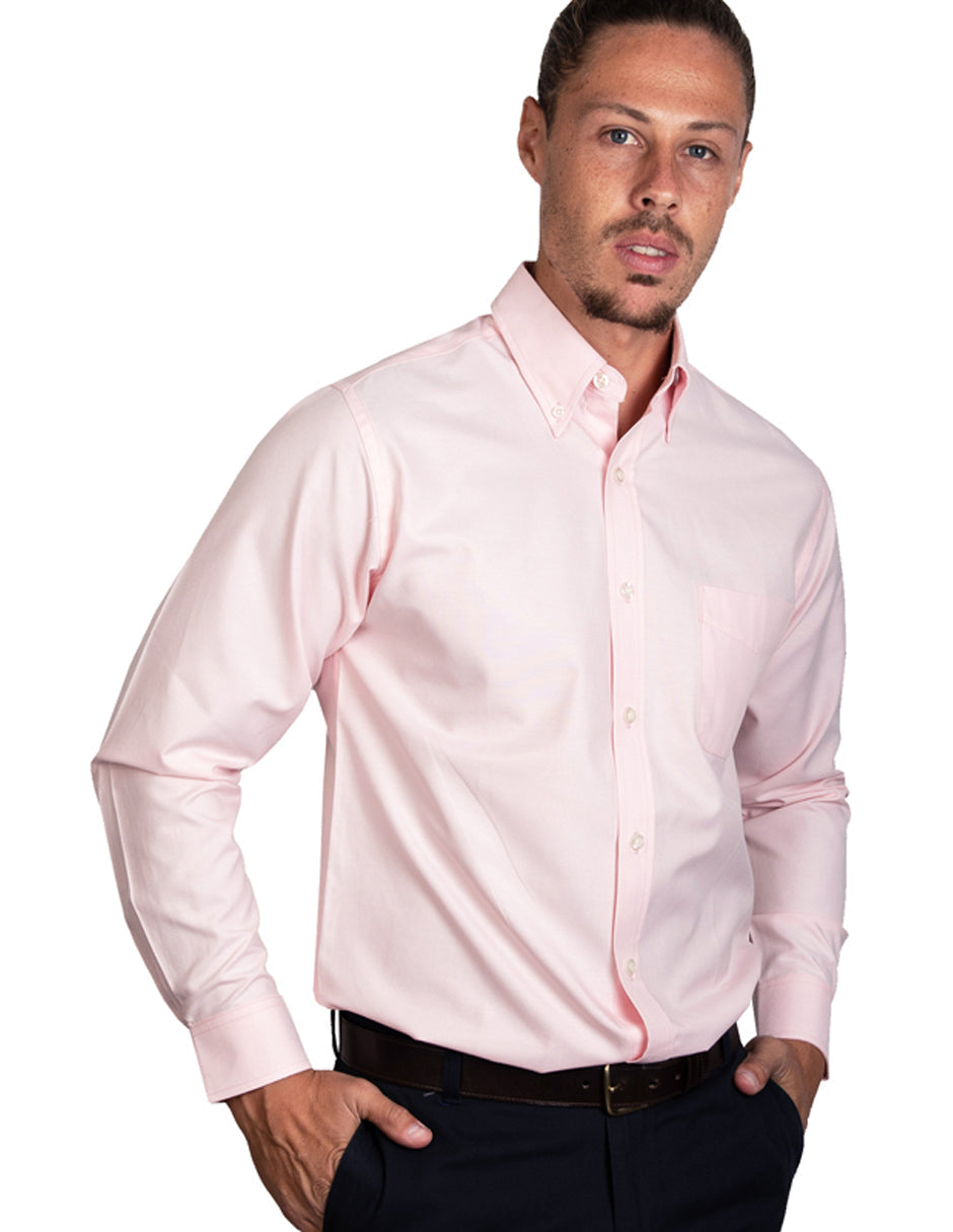 Camisa Oxford Italiano Rosa