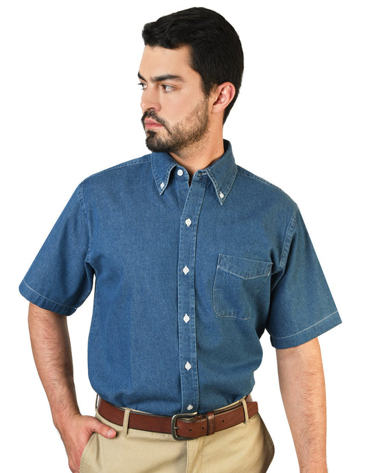 Camisa Mezclilla Doble Stone