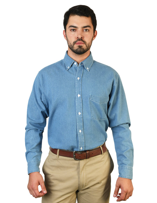 Camisa Mezclilla Stone Bleach A0085