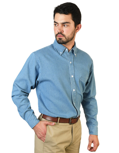 Camisa Mezclilla Stone Bleach A0085
