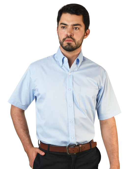 CAMISA FLORENCIA CIELO MANGA CORTA