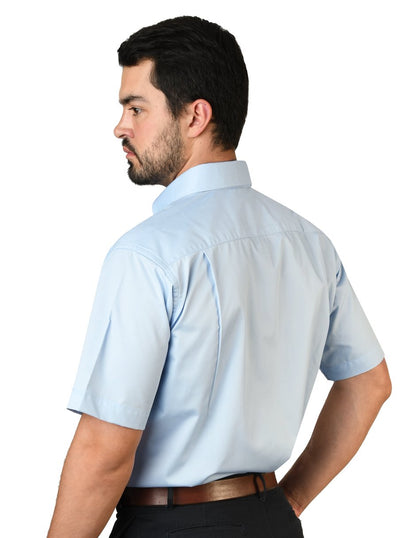 CAMISA FLORENCIA CIELO MANGA CORTA