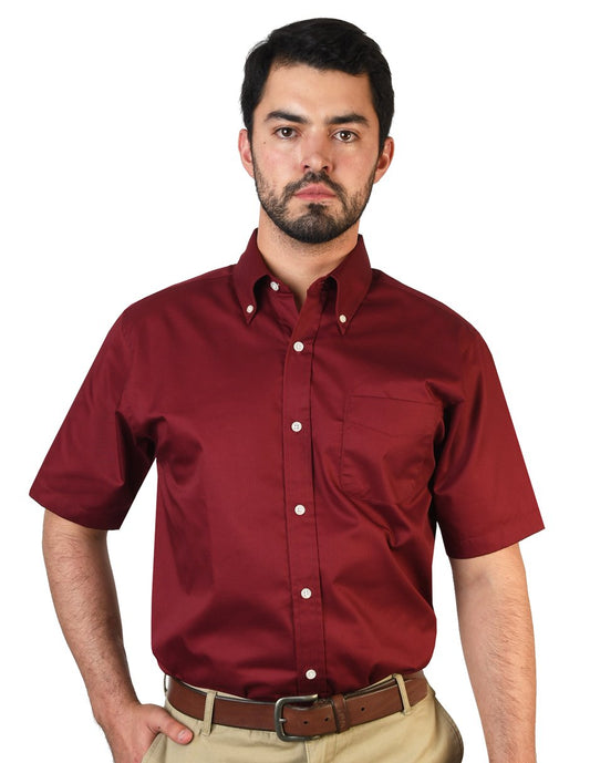 CAMISA FLORENCIA TINTO MANGA CORTA