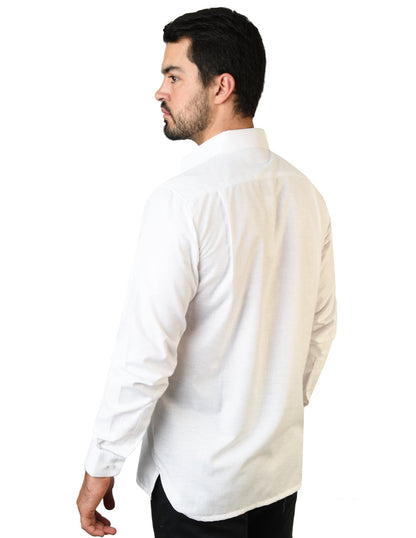 Camisa Lino Cancun Blanco