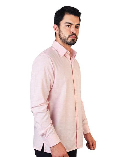 Camisa Lino Cancun Coral