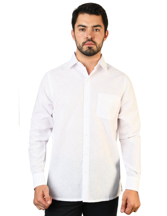 Camisa Lino Cozumel Blanco