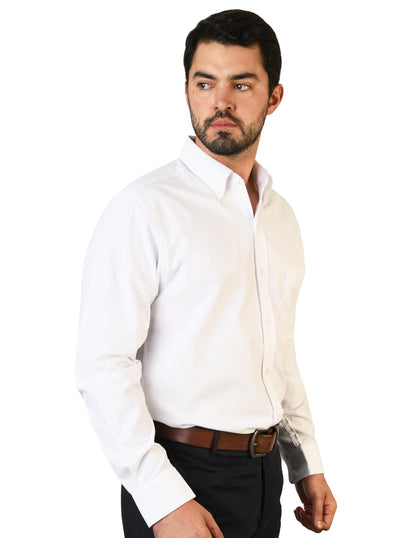Camisa Oxford Ingles Blanco