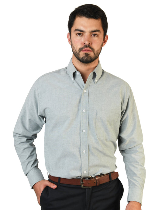 Camisa Oxford Ingles Pasto