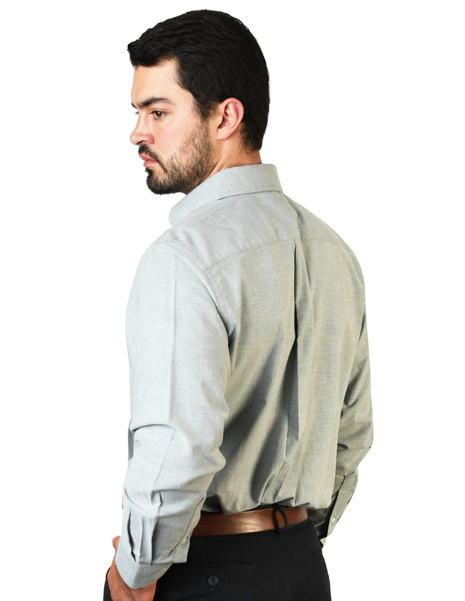 Camisa Oxford Ingles Pasto