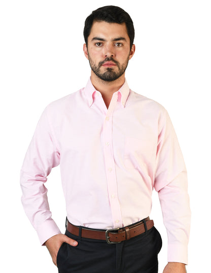 Camisa Oxford Ingles Rosa
