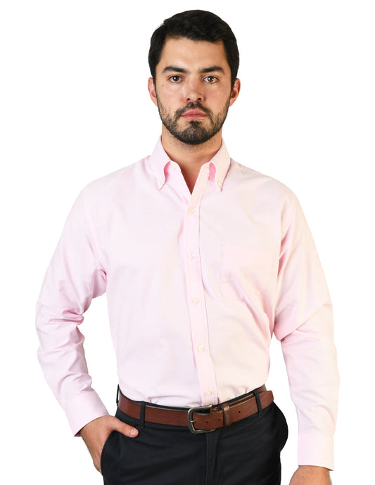 Camisa Oxford Ingles Rosa