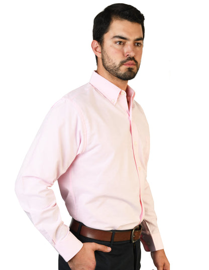 Camisa Oxford Ingles Rosa