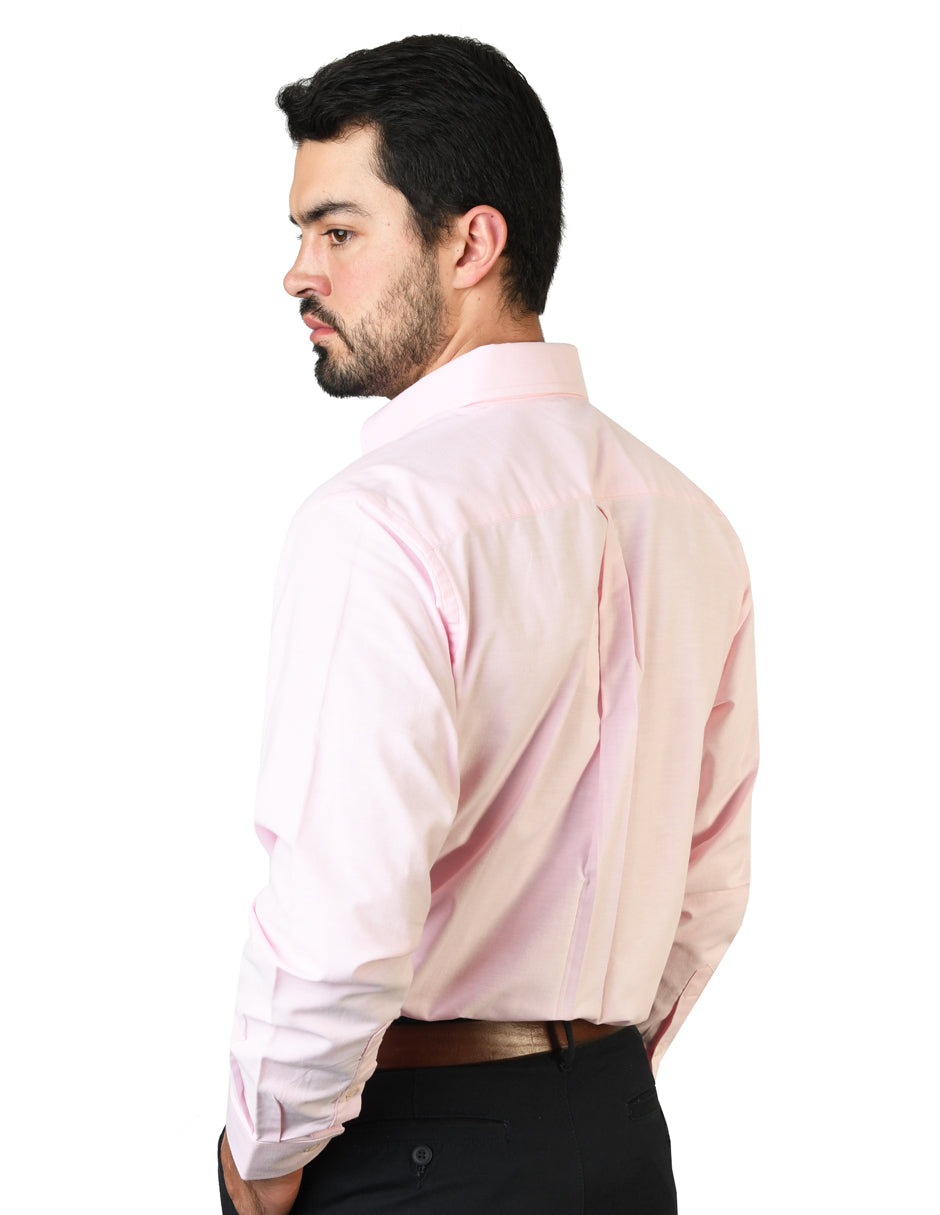 Camisa Oxford Ingles Rosa