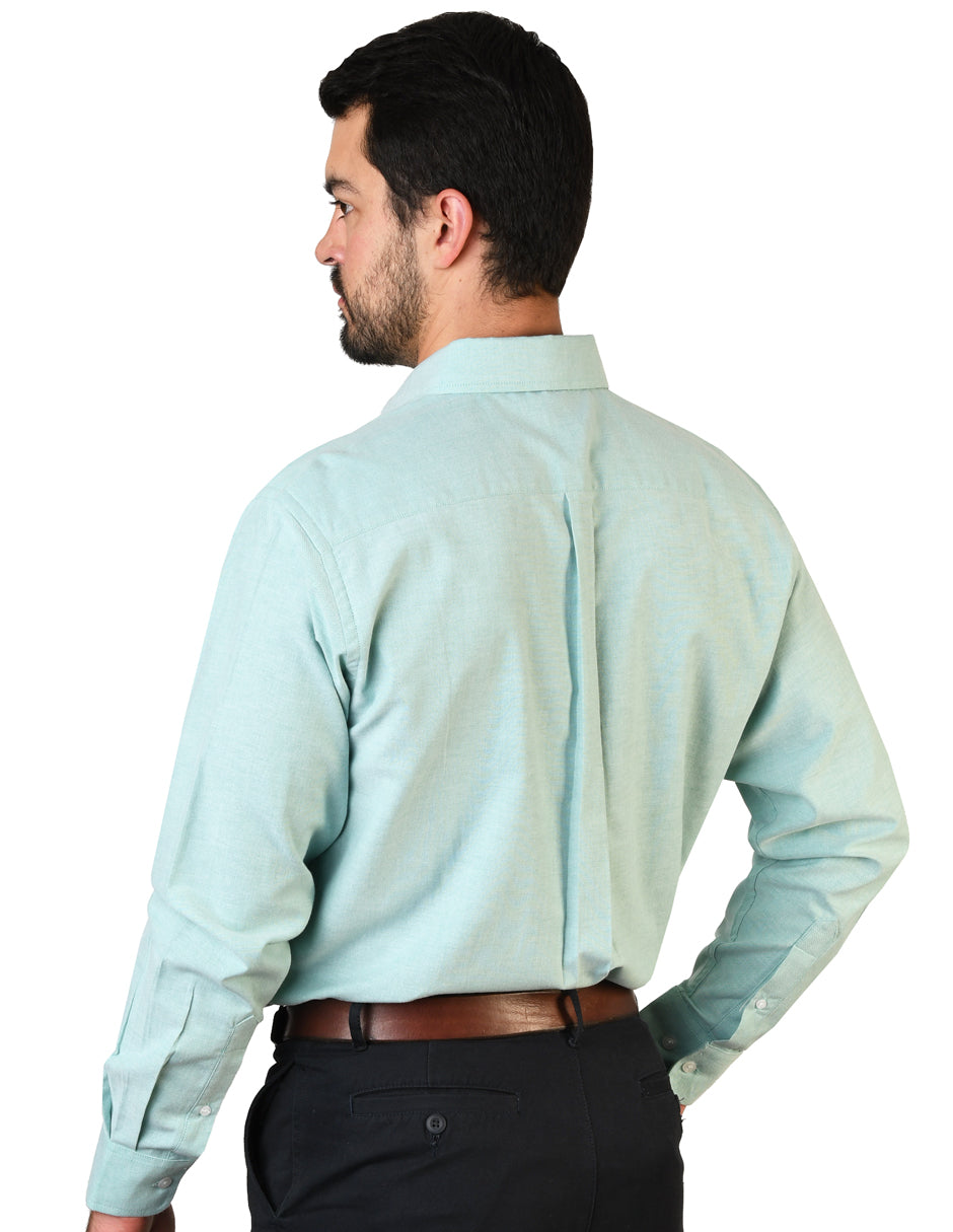 Camisa Oxford Ingles Verde