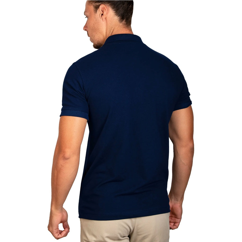 Playera Polo Basic Marino A1660