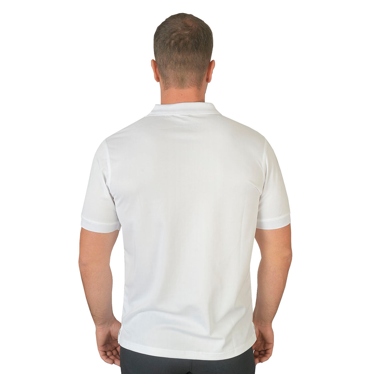 Polo Playera Polo Caballero Dry Fit Blanco A1770