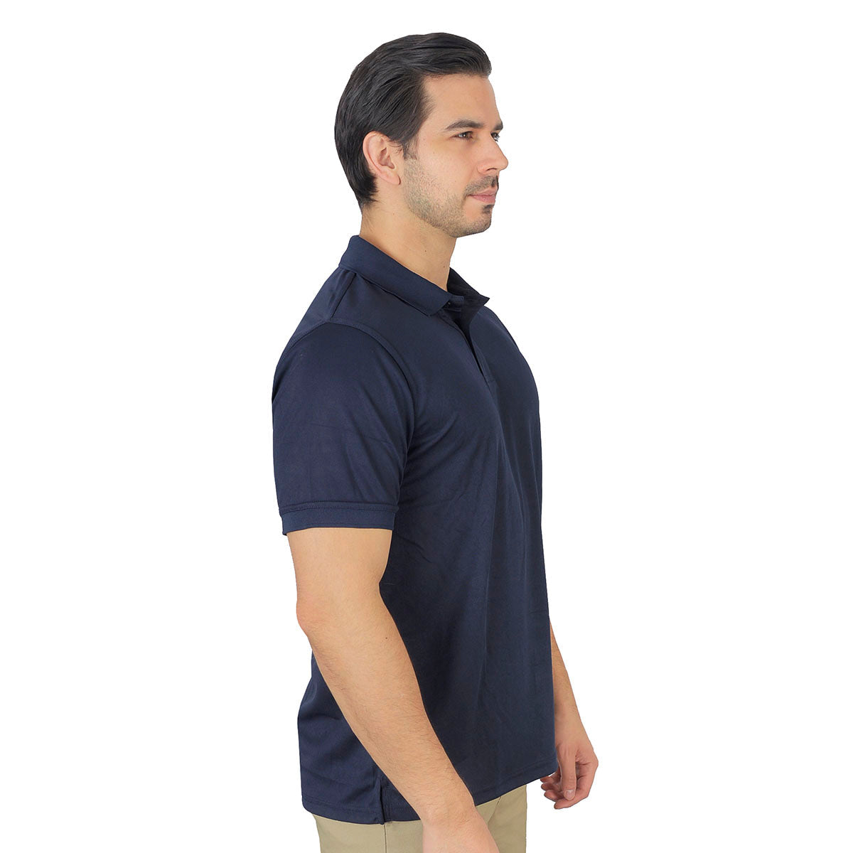 Polo Playera Polo Caballero Dry Fit Marino A1770